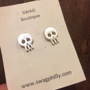 Skull Face Earrings