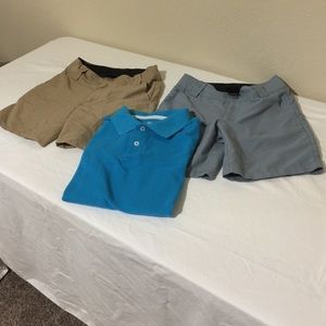 JK Tech boys 3 pair golf shorts