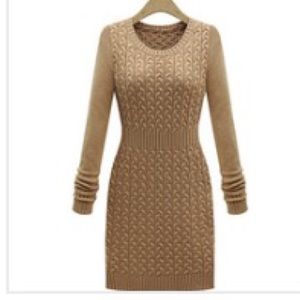 Casual dress perfect for fall weather.