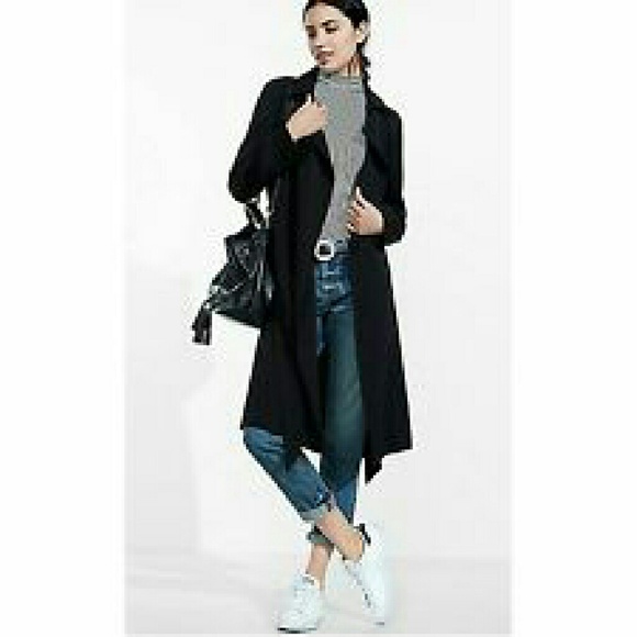 Sale!!Express Design Studio Black Trench coat NWOT