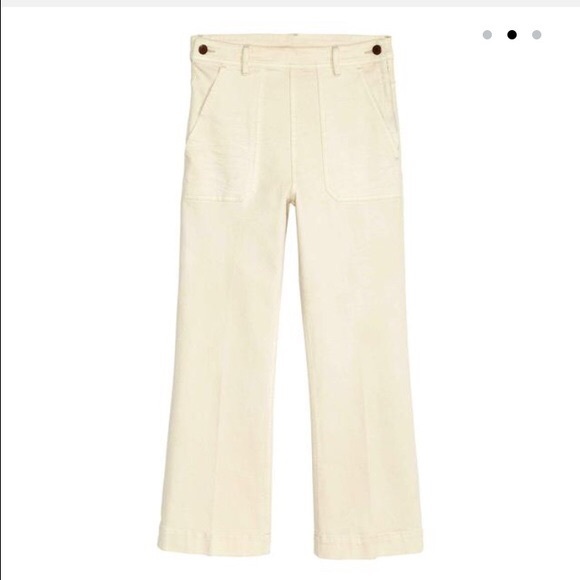 IN SEARCH OF H&M KICK FLARE KHAKI JEANS