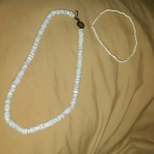 Necklace and ankle bracelet