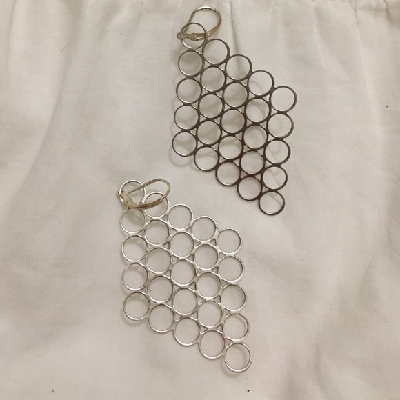 Handmade silver earrings!