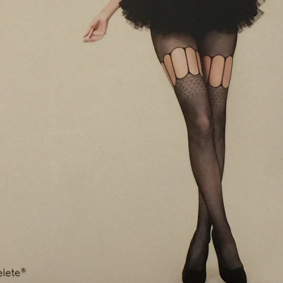 Garter Cut -Outs Fishnet Pantyhose By Killer Legs - Picture 2 of 3