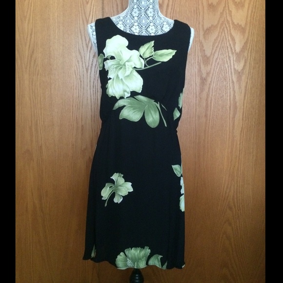 Starina Floral Cut Out Day Dress - VTG 90s - M