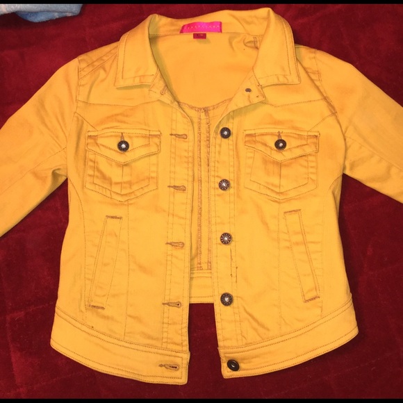 Mustard Denim Jacket