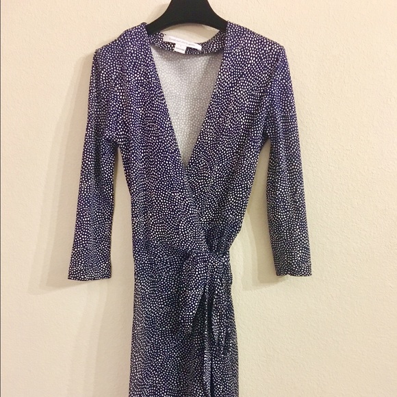 dvf irina wrap dress