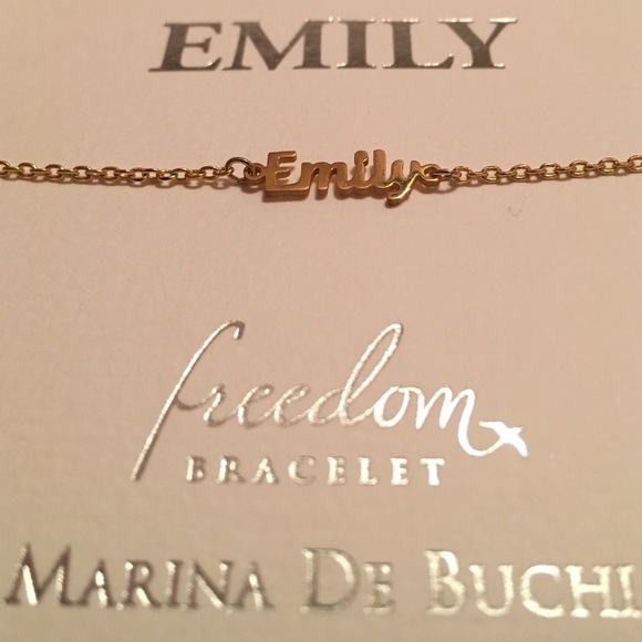 Emily name adjustable bracelet! Marina De Buchi
