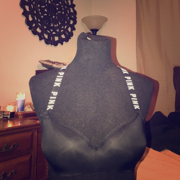 Pink Victoria secret push up bra size small
