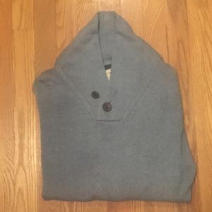 Beautiful Shawl Collar Sweater- SkyBlue