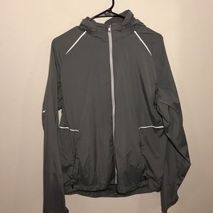 Men's gray lululemon surge jacket