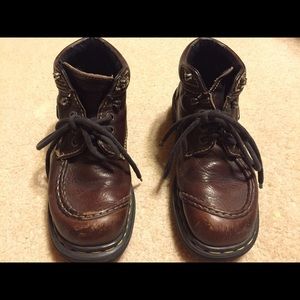 Dr. Martens Dark Brown Leather Boots