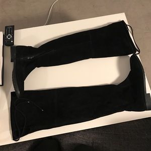 Aldo Over-the-knee Black Suede Boots