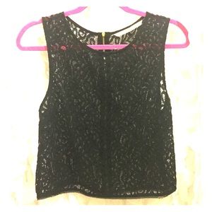 Rachel Roy Black Lace Top Rachel Roy Black Lace Top