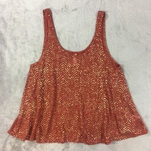 See Through Boho Flowy Tank