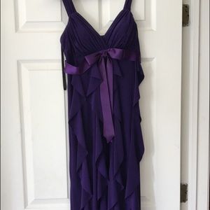 Purple prom dress