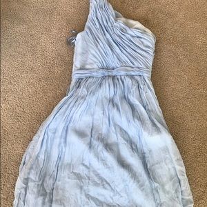 J crew one shoulder mini dress