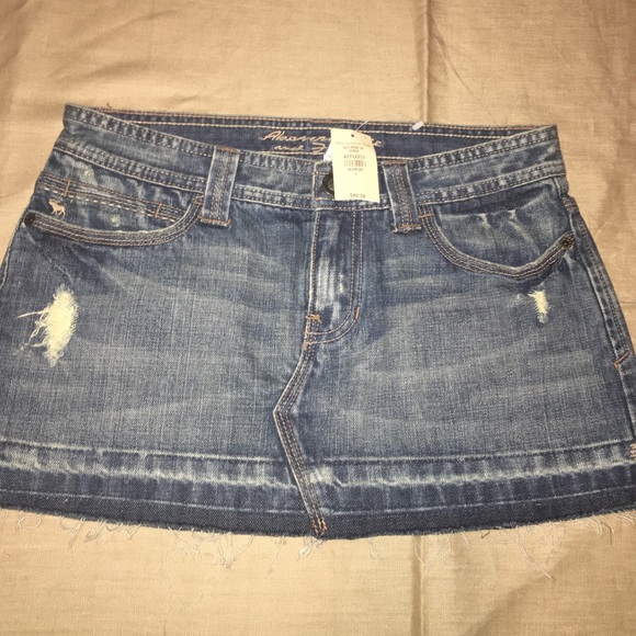Abercrombie & Fitch mini skirt  jeans NEW
