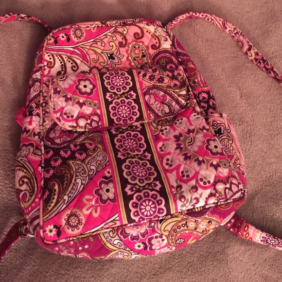 Vera Bradley campus bag.