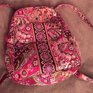 Vera Bradley campus bag.