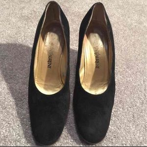 Authentic YSL suede pumps