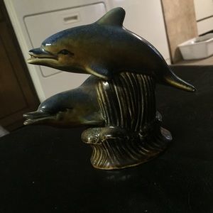 Large dolphin figurine