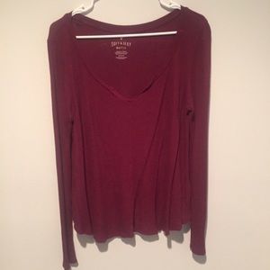 Soft & Sexy Waffle Shirt Bundle - Maroon & Gray