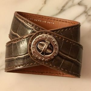 Marc by Marc Jacobs snake-effect leather bracelet