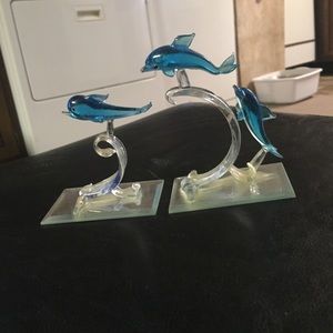 Dolphin figurines