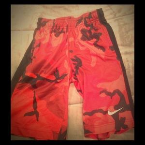 Nike dry fit lava patterned boys shorts