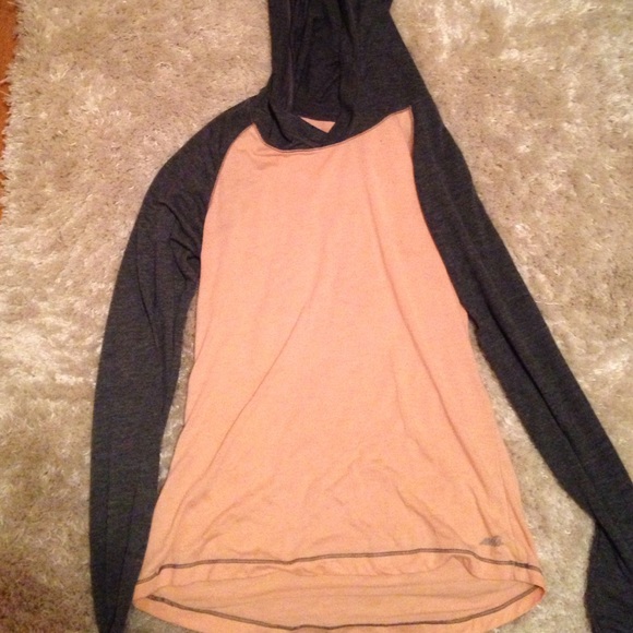 Athletic long sleeve hoodie