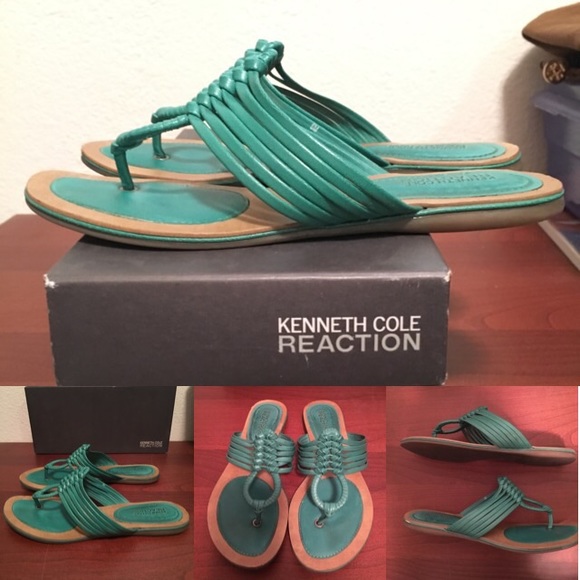 Teal sandals
