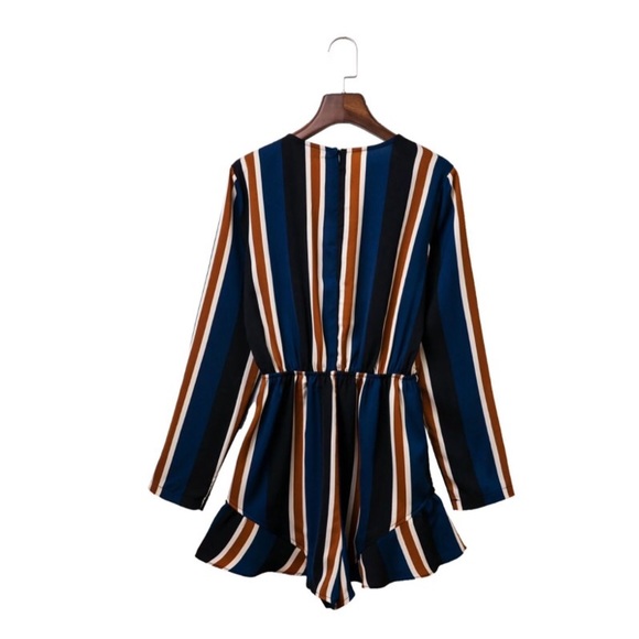 NEW! Striped Romper - Picture 5 of 8