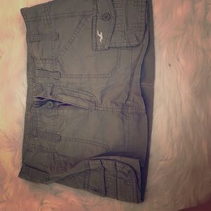 Hollister Army Green Mini Skirt