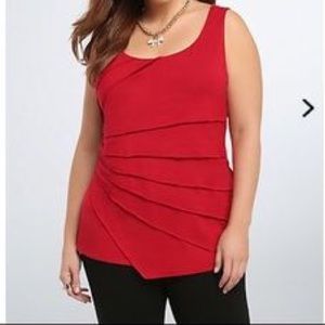 Torrid Tiered sexy red tank top - plus size NWT