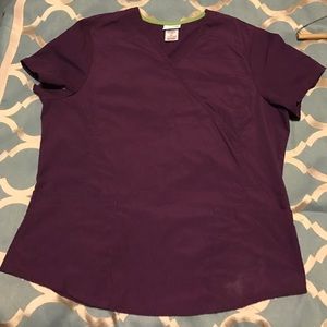 Purple ScrubStar Scrub Top