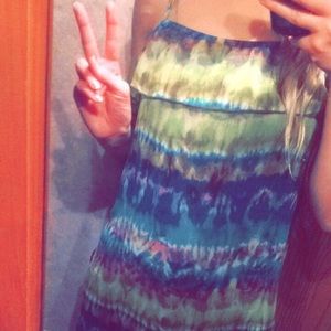 Tie-dye maxi dress