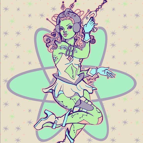 Space Vixen Art Print
