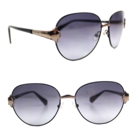 Balmain Black Round Signature Logo Sunglasses New