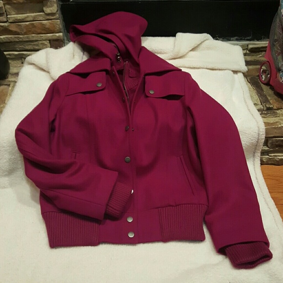 New York & Company Bomber style wool jacket