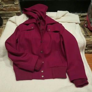 New York & Company Bomber style wool jacket