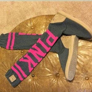 VS PINK Mukluks size 7/8