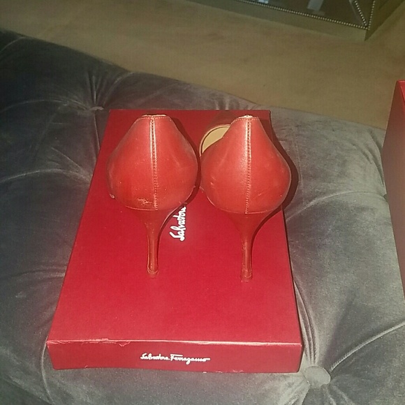 Salvatore Ferragamo Suede Pumps Shoes Size | Mercari Salvatore Ferragamo Red Shoes Size 9.5B