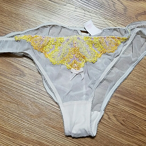 VS large light blush cheekini panty
