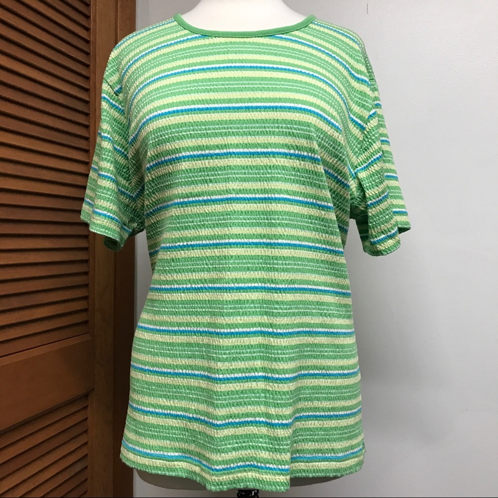 Erika multi colored Short Sleeve Top