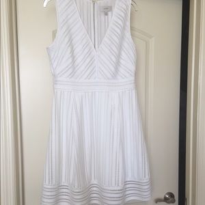 J Crew Classic White Dress