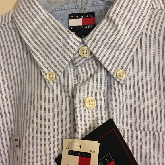 Little Boy Tommy Hilfiger Oxford Shirt - Picture 2 of 3