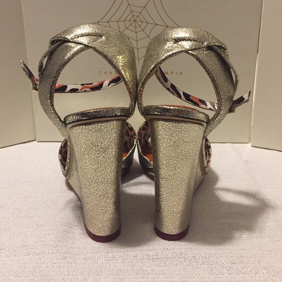 👠❤️ HP Charlotte Olympia Mischievous Wedges❤️👠 - Picture 4 of 5