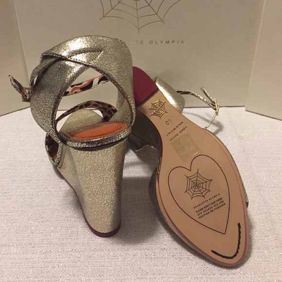 👠❤️ HP Charlotte Olympia Mischievous Wedges❤️👠 - Picture 5 of 5