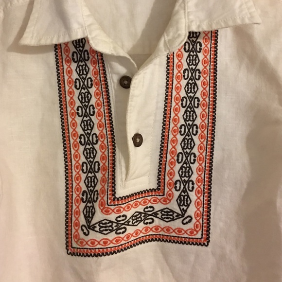 Gap Little Boy Embroidered Linen Shirt - Picture 4 of 4